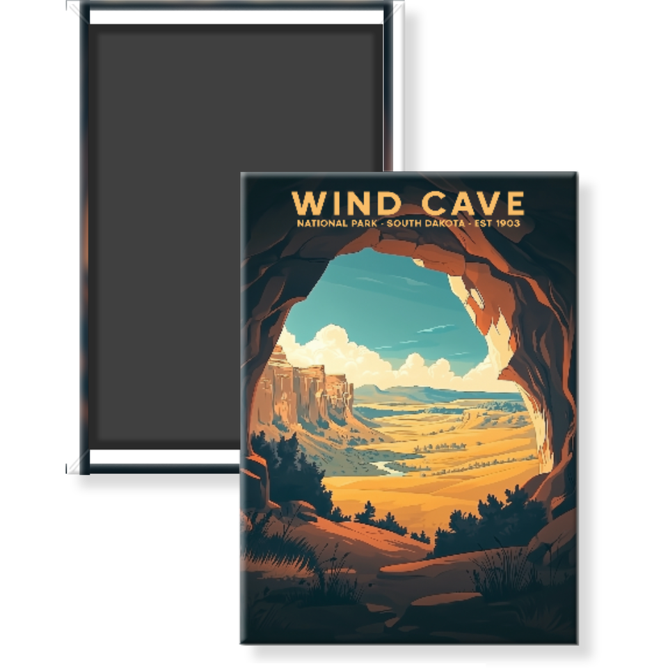 Wind Cave National Park Magnet – Collection 3