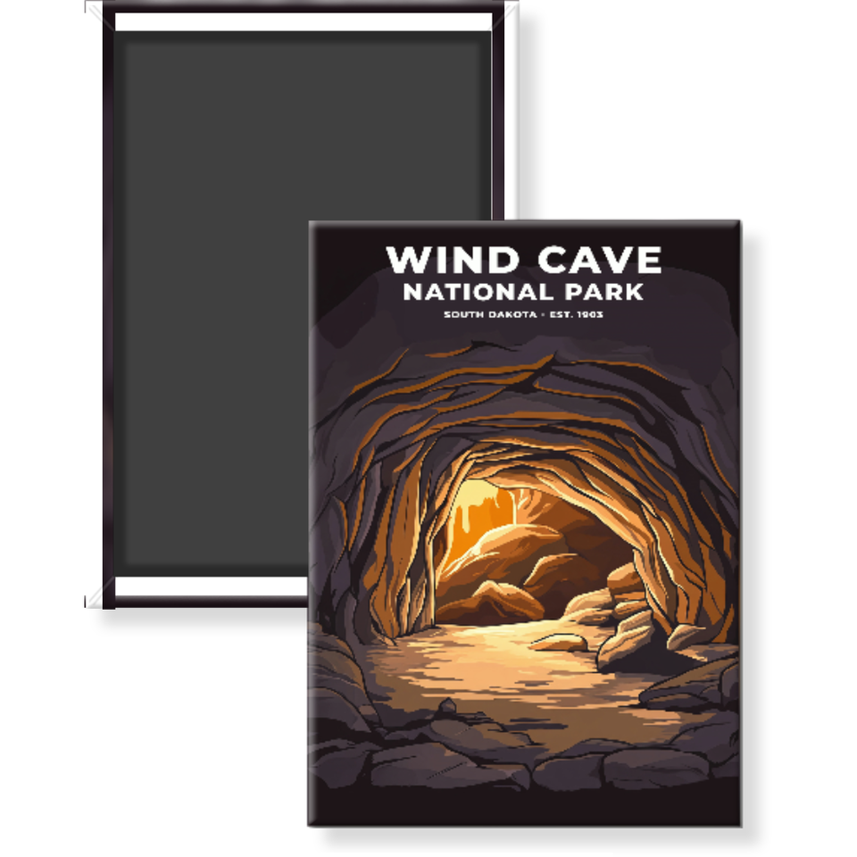 Wind Cave National Park Magnet – Collection 2