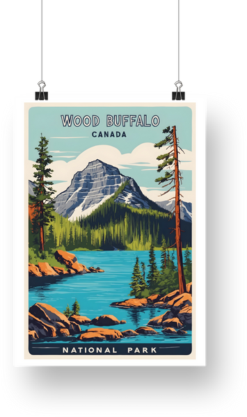 Wood Buffalo National Park Poster