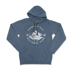 Wrangell-St Elias National Park Garment-Dyed Hoodie