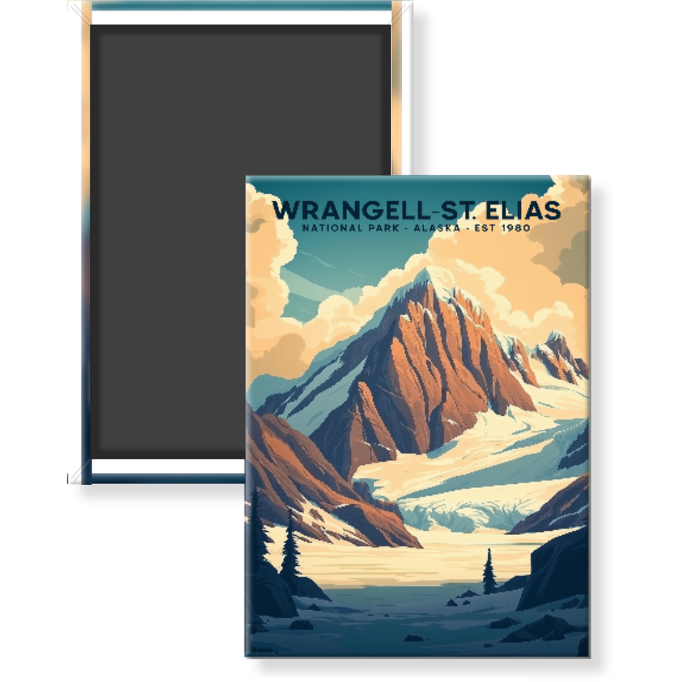 Wrangell-St. Elias National Park Magnet – Collection 3