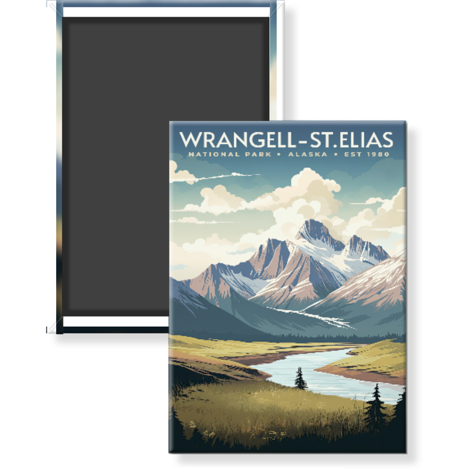Wrangell-St. Elias National Park Magnet – Collection 1