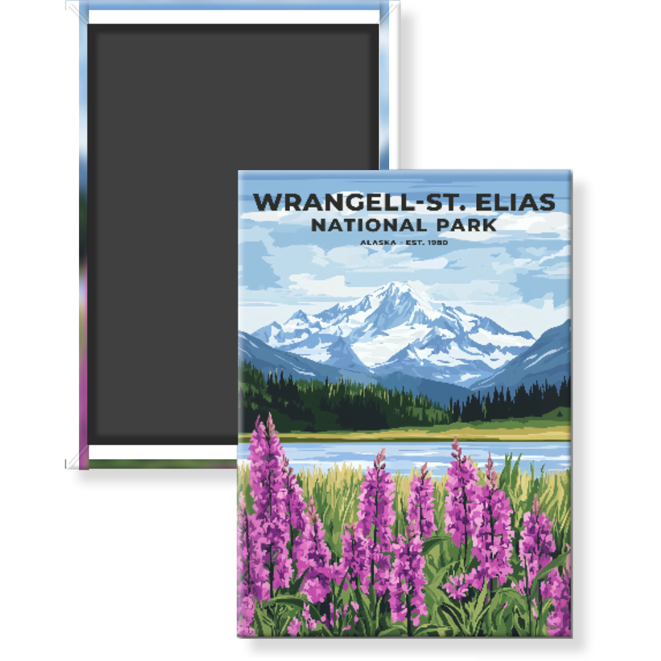 Wrangell-St. Elias National Park Magnet – Collection 2