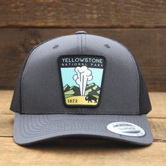 Yellowstone National Park Mesh Snapback Hat