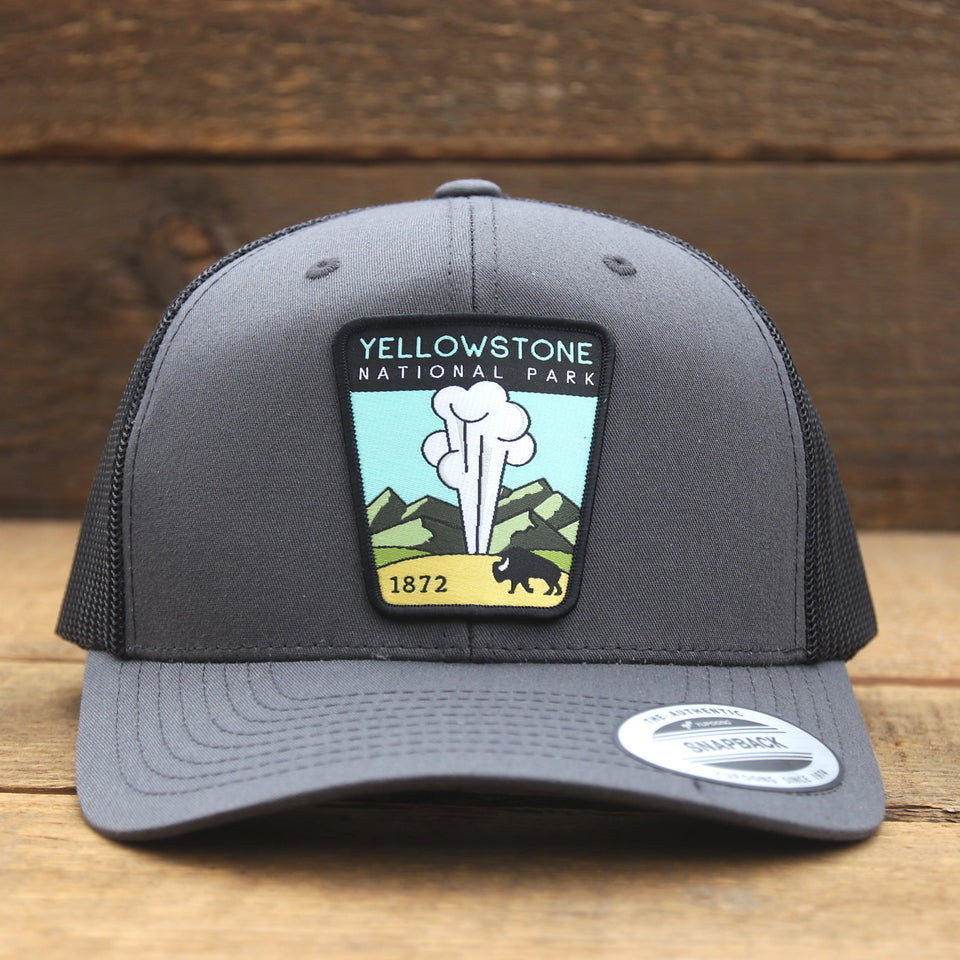 Yellowstone National Park Mesh Snapback Hat