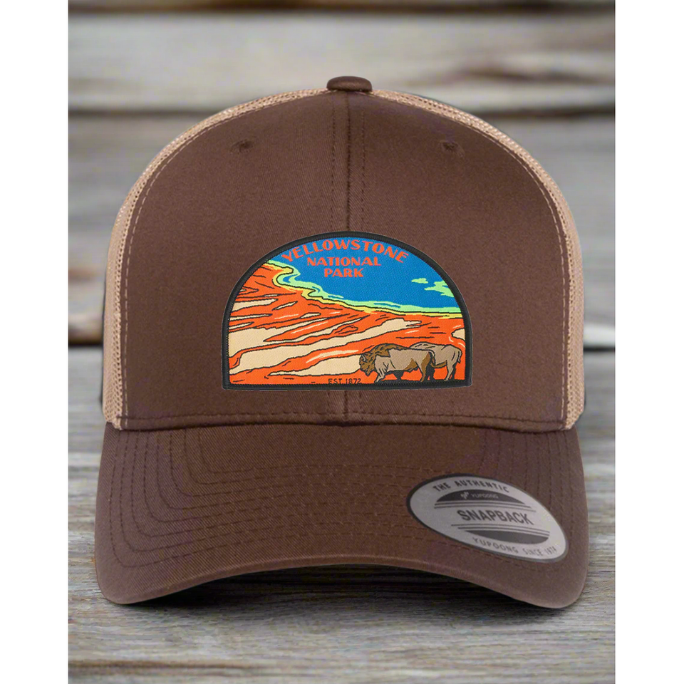 Yellowstone National Park Mesh Snapback Hat