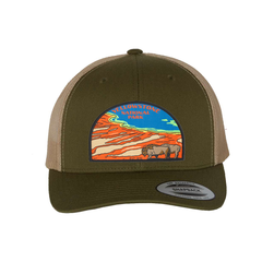 Yellowstone National Park Mesh Snapback Hat