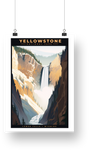 Yellowstone National Park Poster - Lower Falls