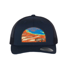 Yellowstone National Park Mesh Snapback Hat