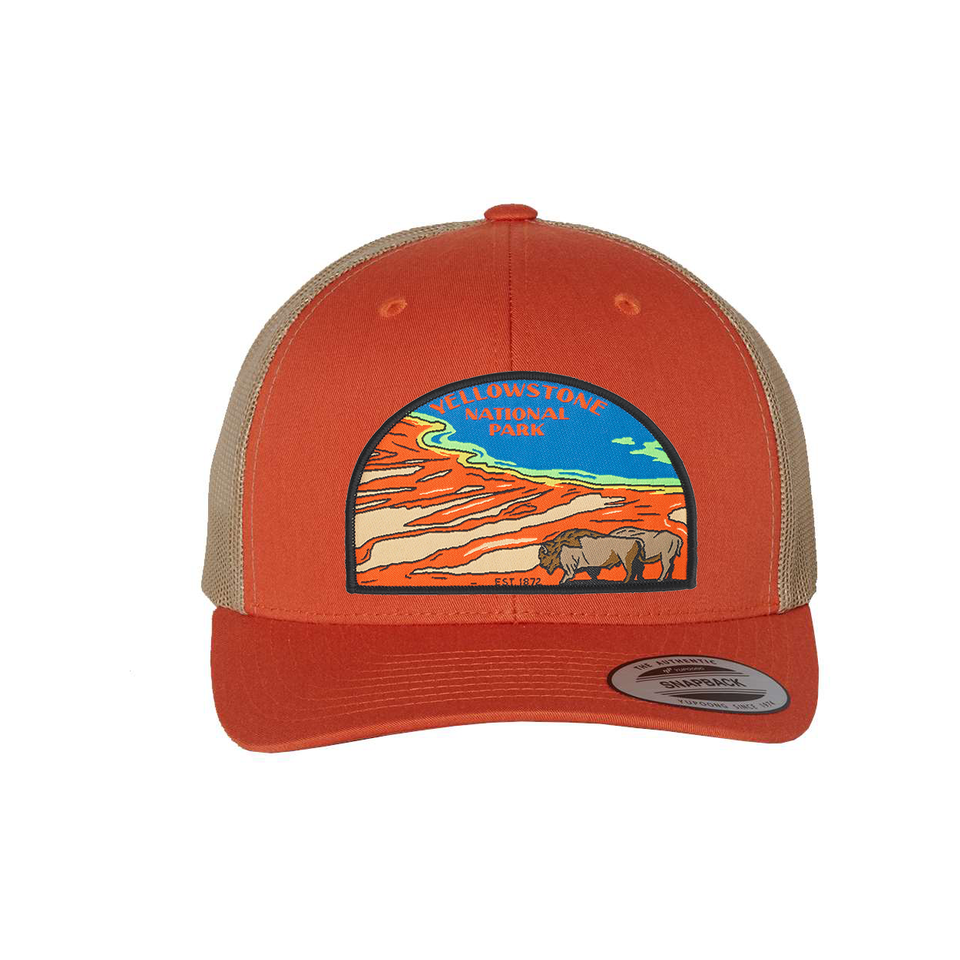 Yellowstone National Park Mesh Snapback Hat