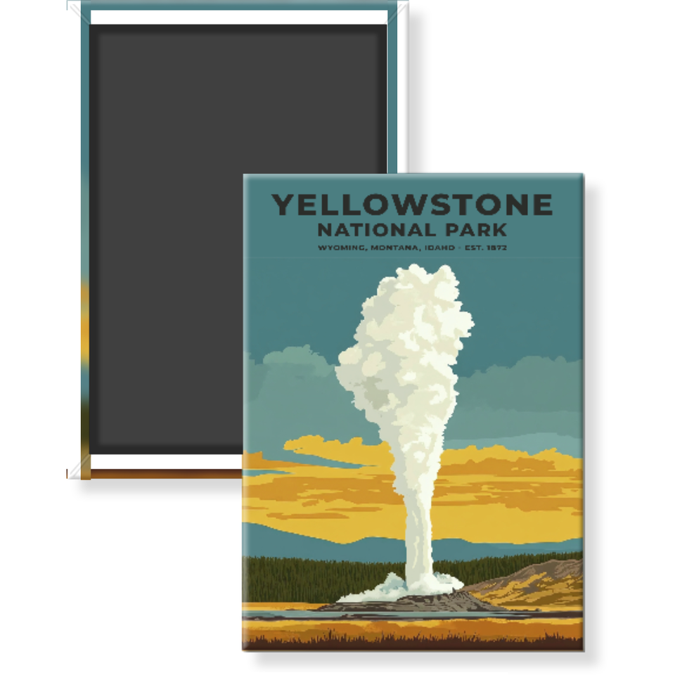 Yellowstone National Park Magnet – Collection 2
