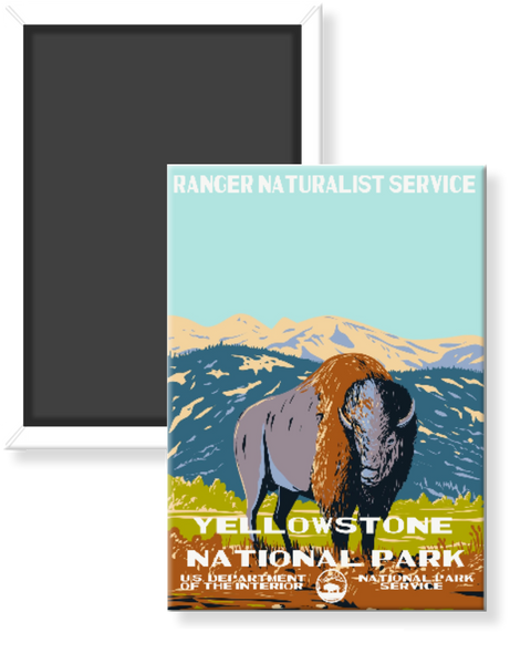 Yellowstone National Park WPA Magnet
