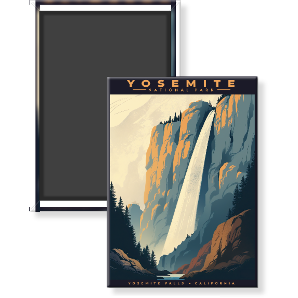 Yosemite National Park Magnet - Yosemite Falls