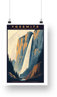 Yosemite National Park Poster - Yosemite Falls