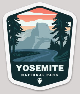 Yosemite National Park Die Cut Sticker