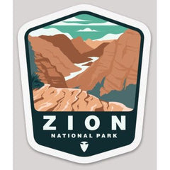 Zion National Park Die Cut Sticker – Arrowhead