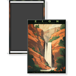 Zion National Park Magnet - Emerald Pools
