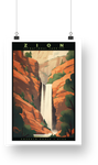 Zion National Park Poster - Emerald Pools