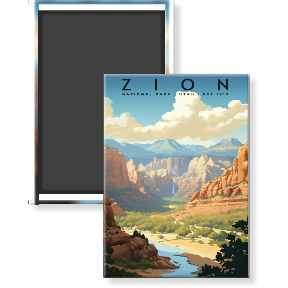 Zion National Park Magnet – Collection 1