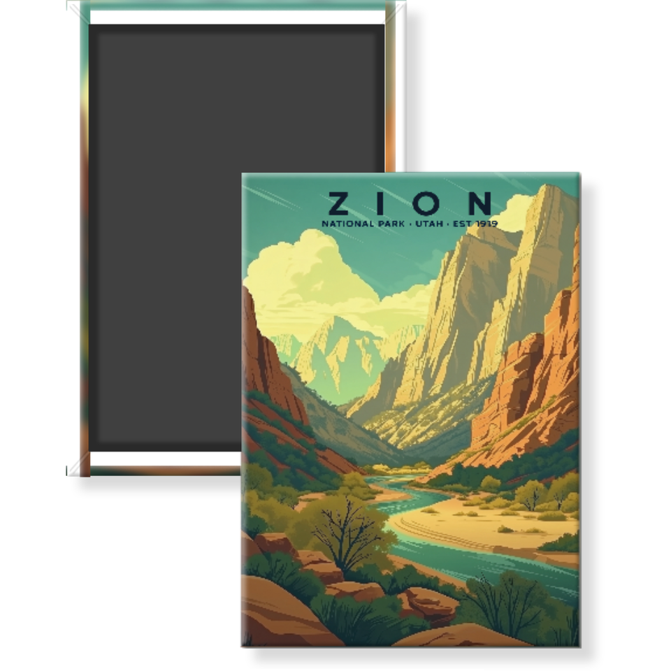 Zion National Park Magnet – Collection 3