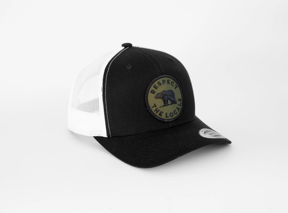 Respect the Locals Bears Mesh Snapback Hat