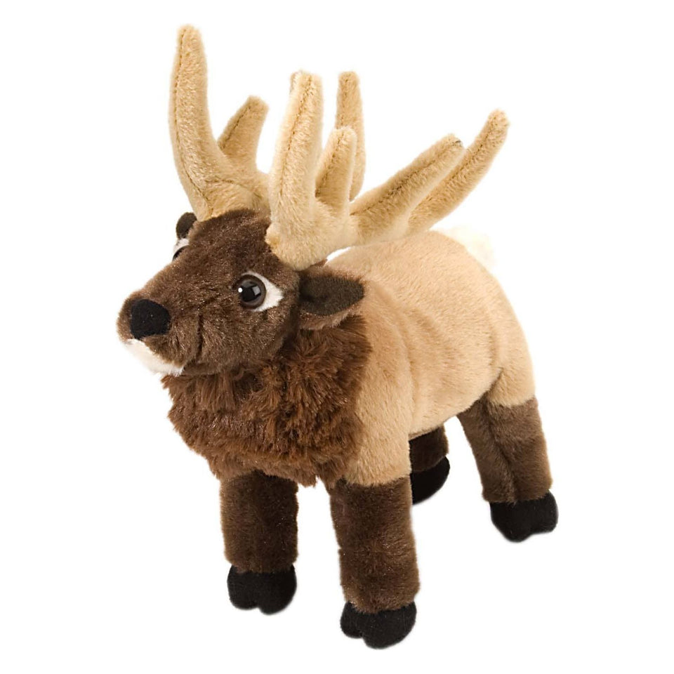 Mini Elk Stuffed Animal — 8-Inch