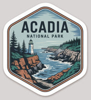 Acadia National Park Die Cut Sticker