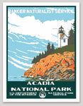 Acadia National Park WPA Sticker Large