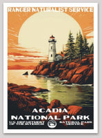 Acadia National Park WPA Sticker Large