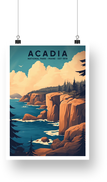 Acadia National Park Poster