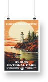 Acadia National Park Poster