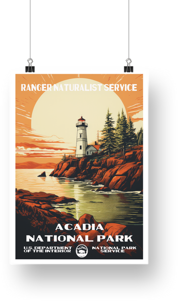 Acadia National Park Poster