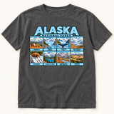 Alaska National Parks T-Shirt — Comfort Colors 1717 in Pepper