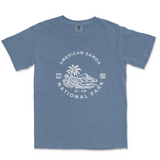 American Samoa National Park Comfort Colors 1717 T-shirt in Blue Jean