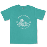 American Samoa National Park Comfort Colors 1717 T-shirt in Seafoam