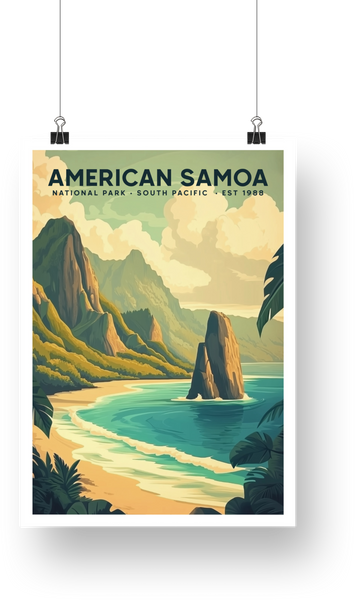 American Samoa National Park Poster