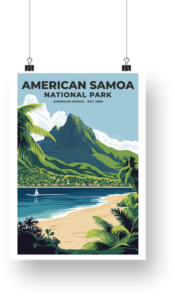 American Samoa National Park Poster