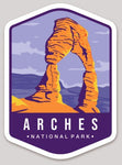 Arches National Park Die Cut Sticker Large