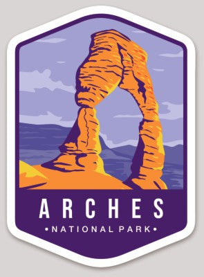 Arches National Park Die Cut Sticker Large