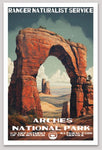 Arches National Park WPA Sticker Large