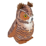 Audubon II Great Horned Owl Stuffed Animal W Sound 5.5"