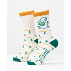 Woodsy Owl Give A Hoot Socks