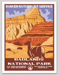 Badlands National Park WPA Sticker Large