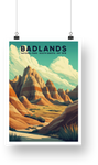 Badlands National Park Poster