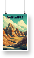 Badlands National Park Poster