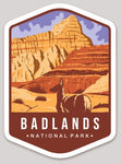 Badlands National Park Die Cut Sticker Large