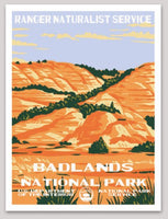 Badlands National Park WPA Sticker Large