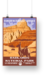 Badlands National Park Poster