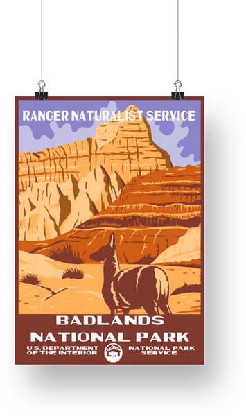 Badlands National Park Poster