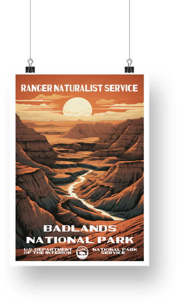 Badlands National Park Poster